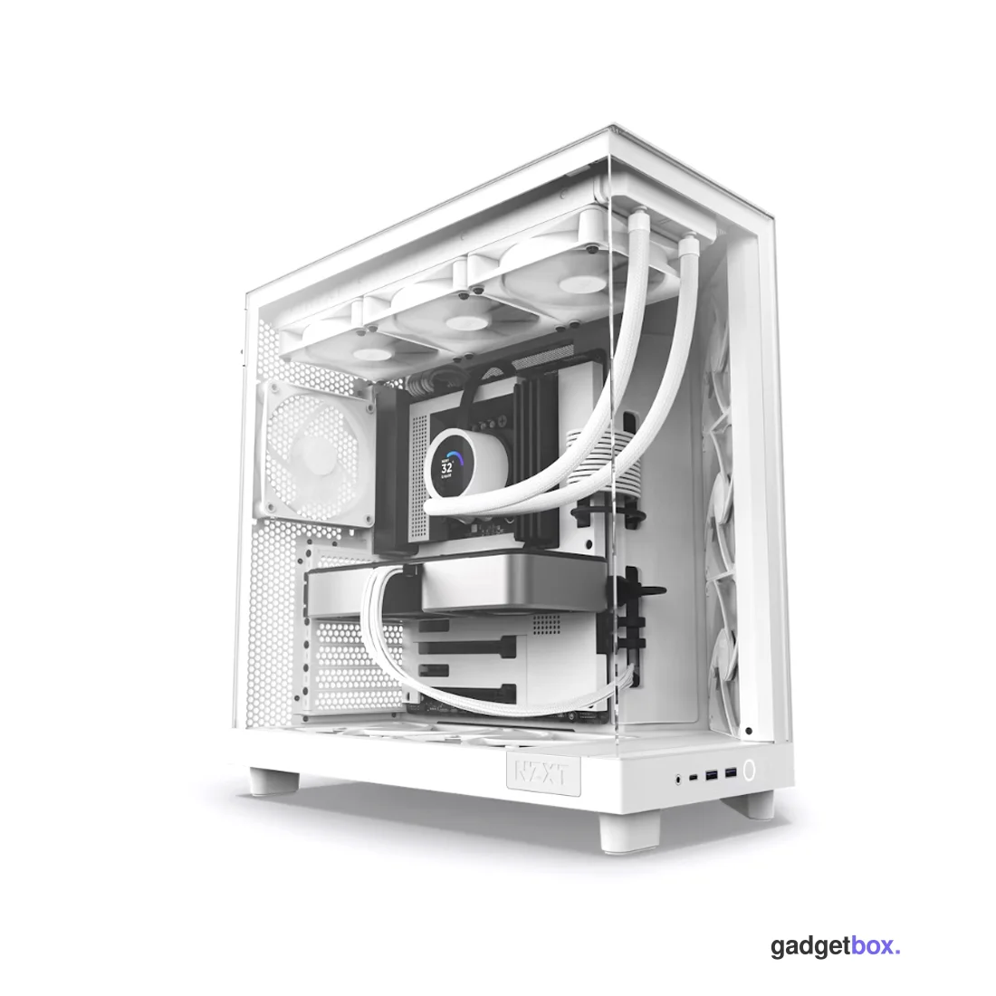 Компьютерный корпус NZXT H6 Flow CC-H61FW-01 White без Б/П