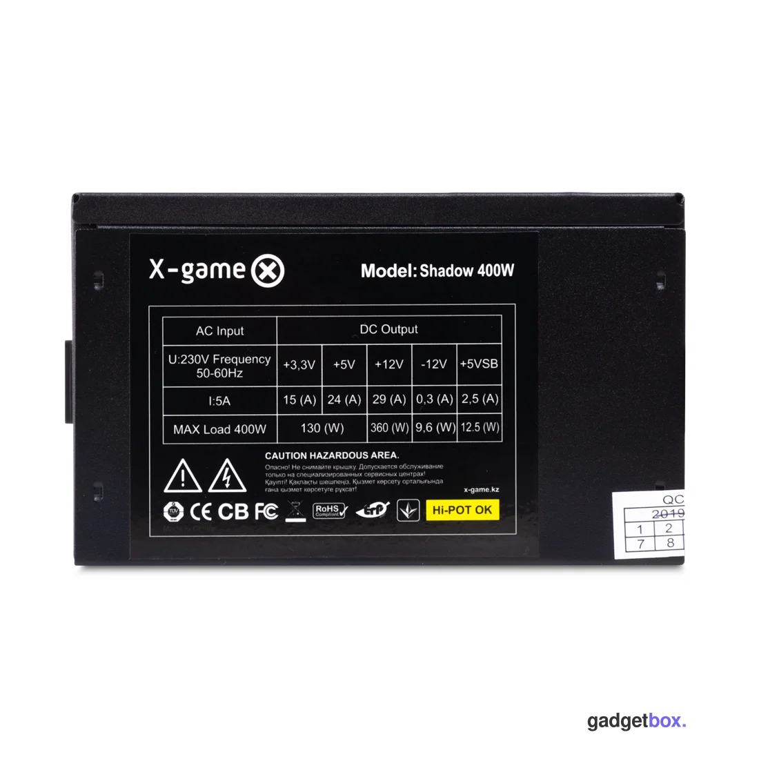 Блок питания XG Shadow 400W