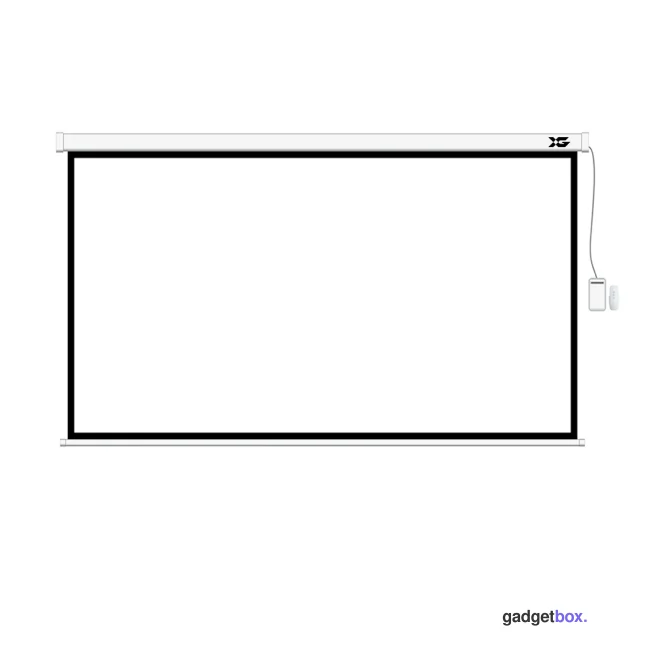 Экран моторизированный (с пультом Д/У) XG DLS-ERС350x270W (137"х106"), Ø - 174", 16:9