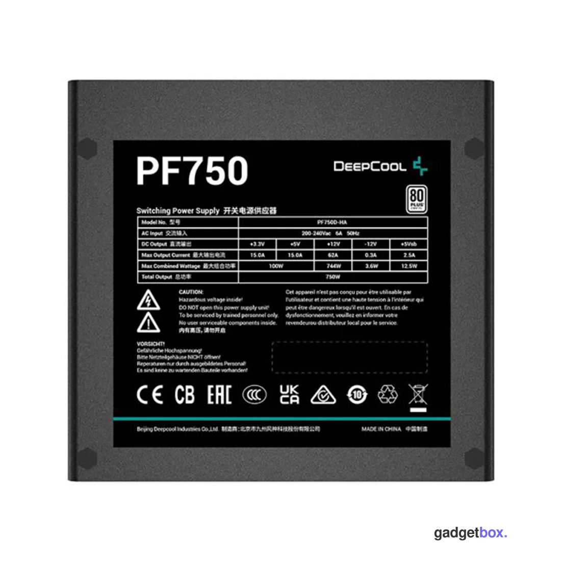 Блок питания Deepcool PF750
