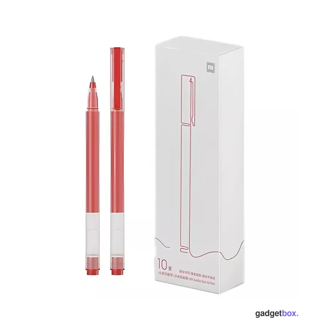 Гелевая ручка Xiaomi High-capacity Gel Pen (10-pack) Red