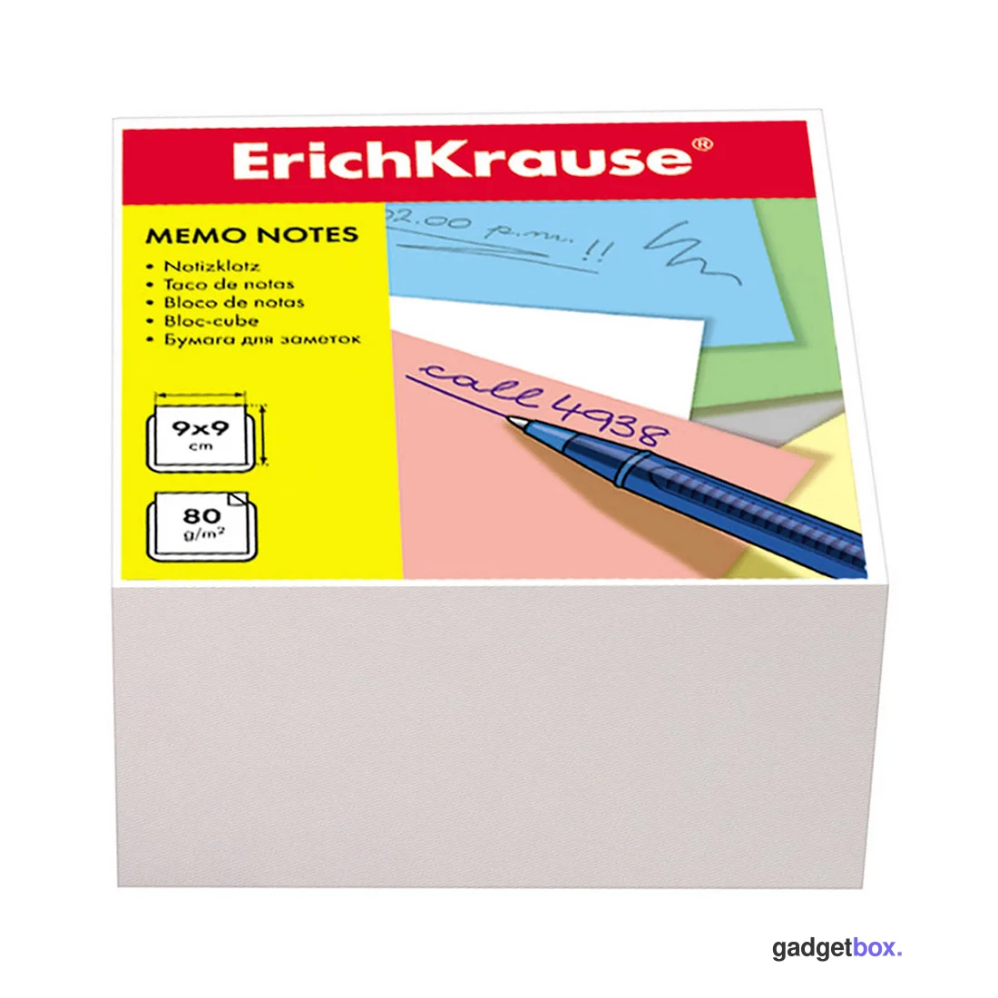 Бумага настольная ErichKrause®, 90x90x50 мм, белый