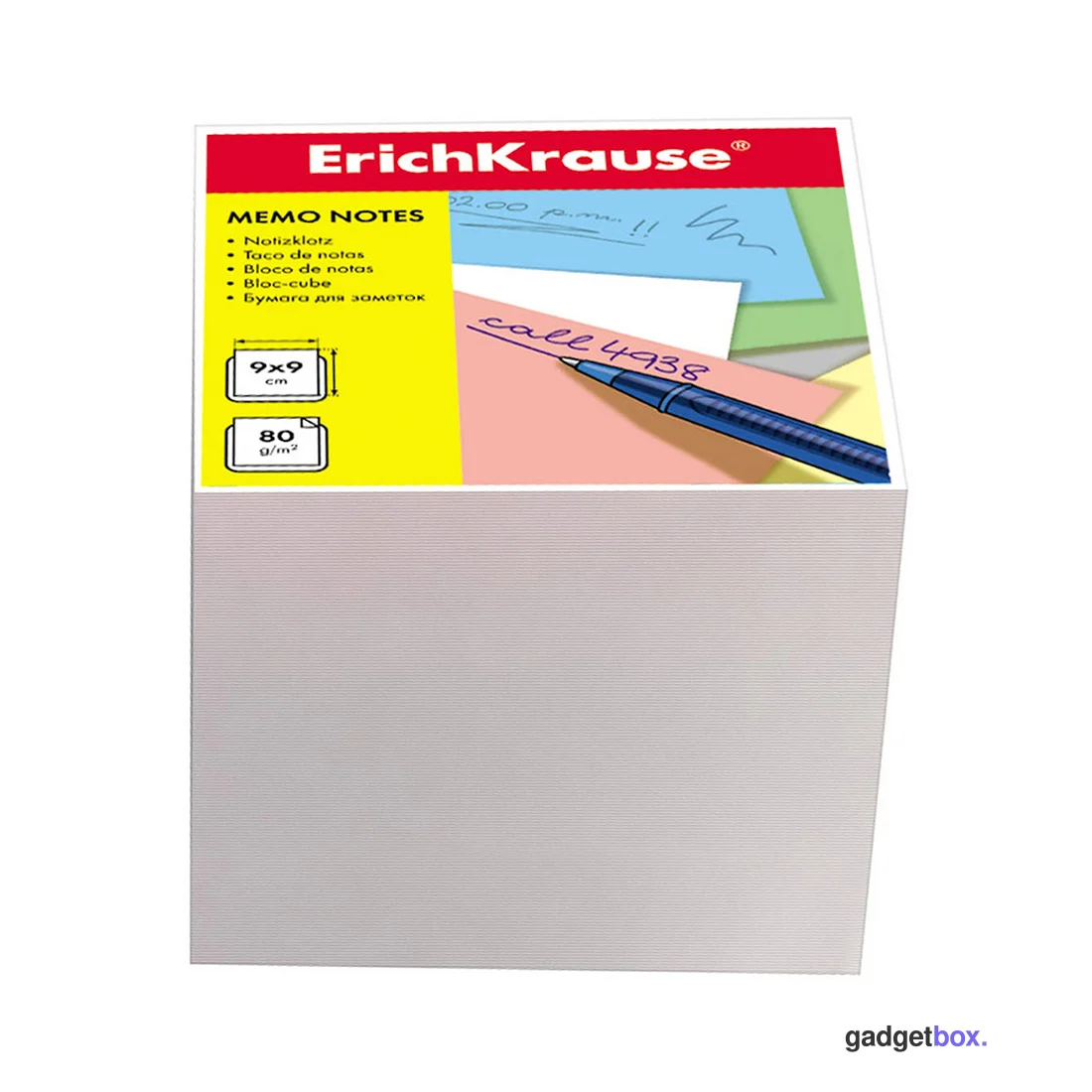 Бумага настольная ErichKrause®, 90x90x90 мм., белый