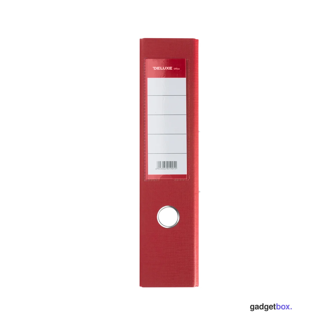 Папка-регистратор Deluxe с арочным механизмом, Office 3-RD24 (3" RED), А4, 70 мм, красный