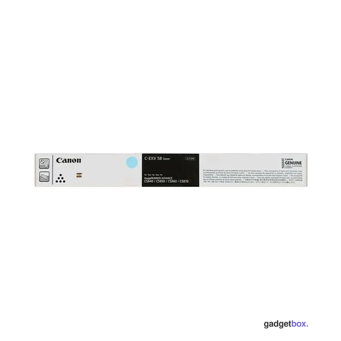 Тонер-картридж Canon C-EXV 58 CYAN для IR ADVANCE DX C58xx 3764C002AA