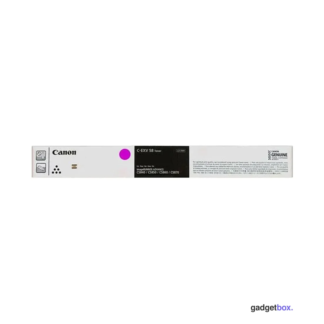 Тонер-картридж Canon C-EXV 58 MAGENTA для IR ADVANCE DX C58xx 3765C002AA