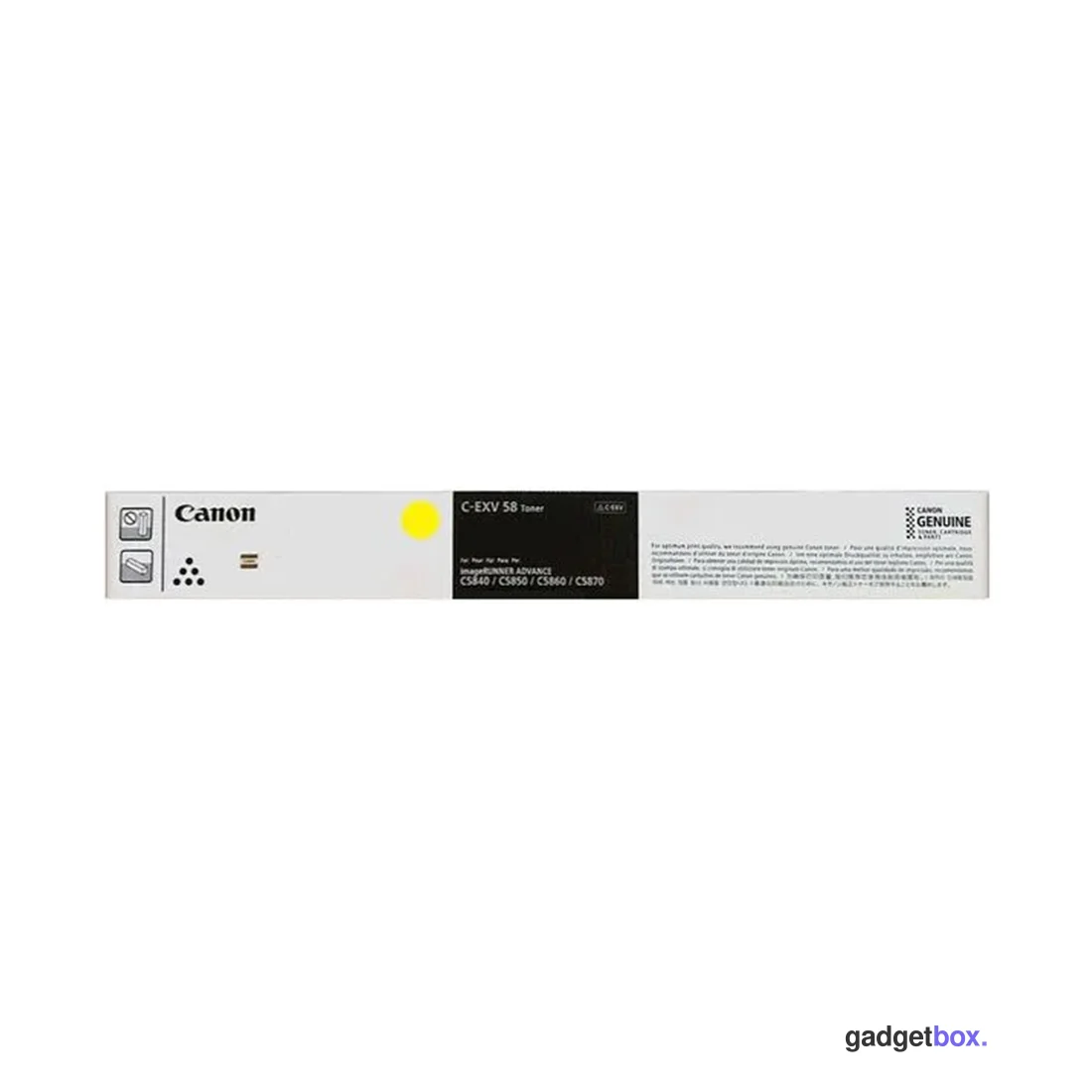 Тонер-картридж Canon C-EXV 58 YELLOW для IR ADVANCE DX C58xx 3766C002AA