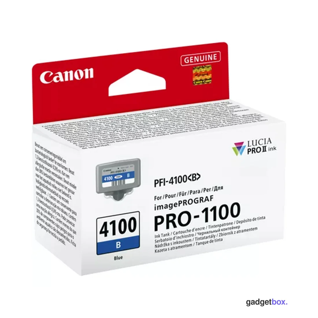 Чернильный картридж Canon PFI-4100 Blue