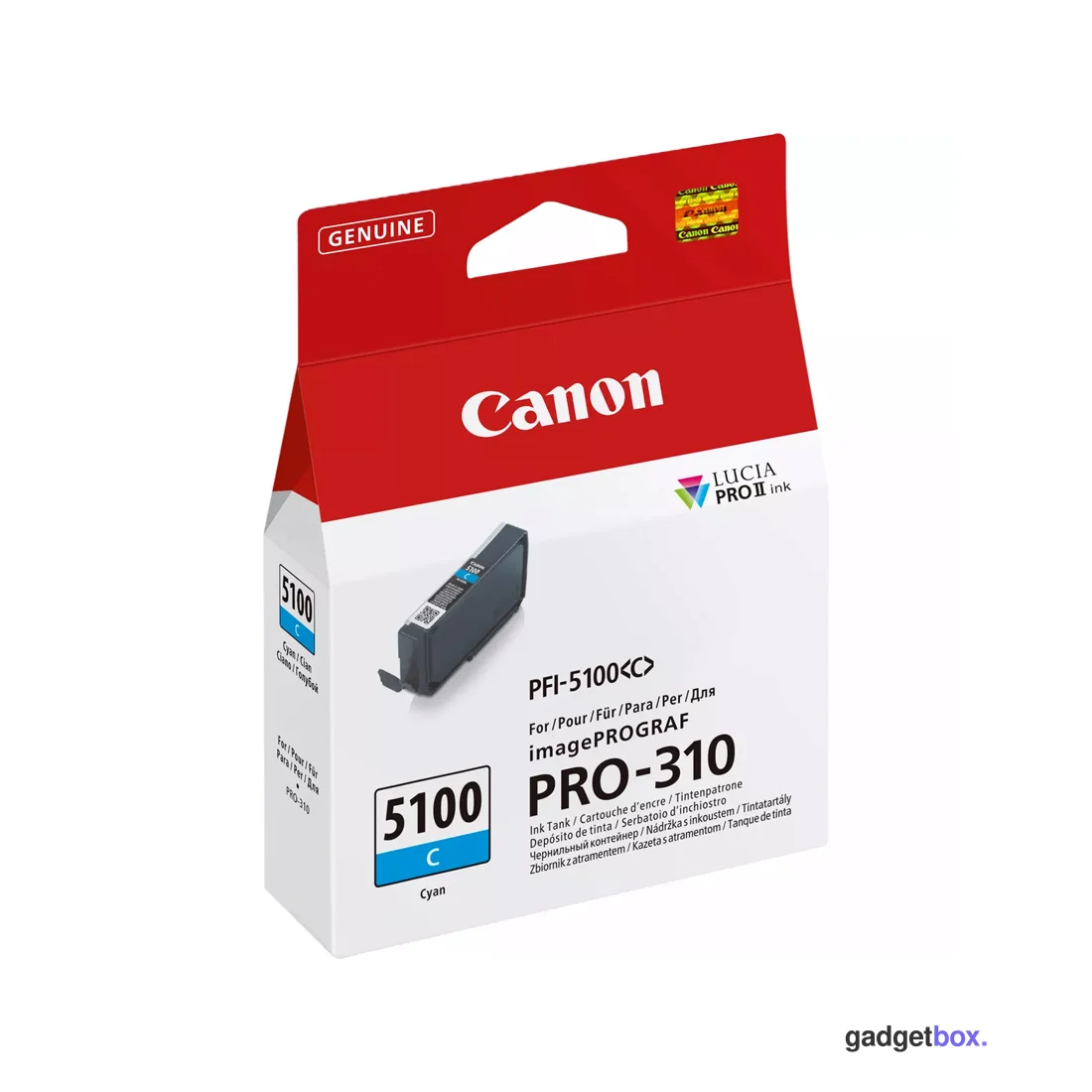 Чернильный картридж Canon PFI-5100 Cyan