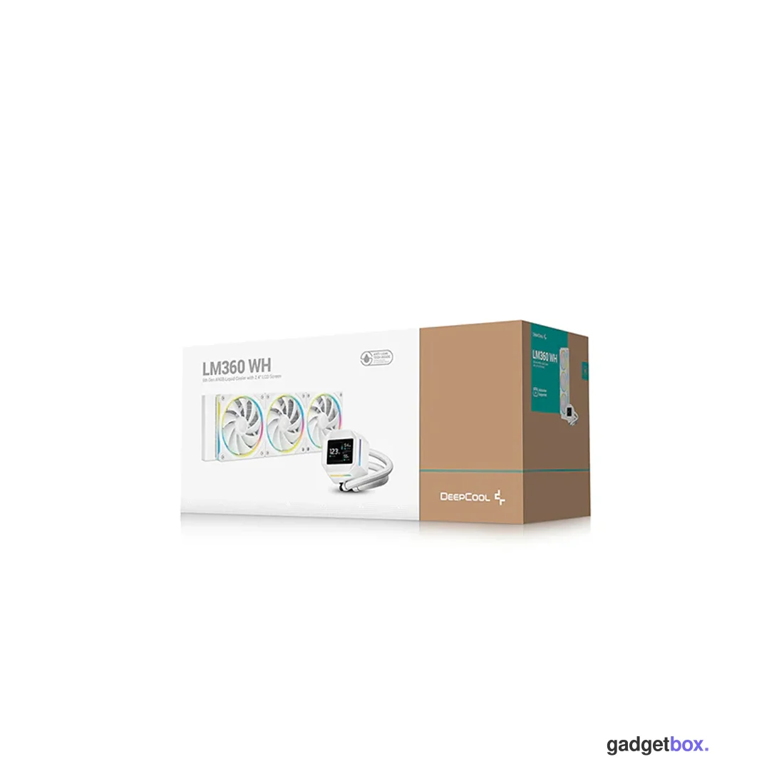 Кулер с водяным охлаждением Deepcool LM360 WH
