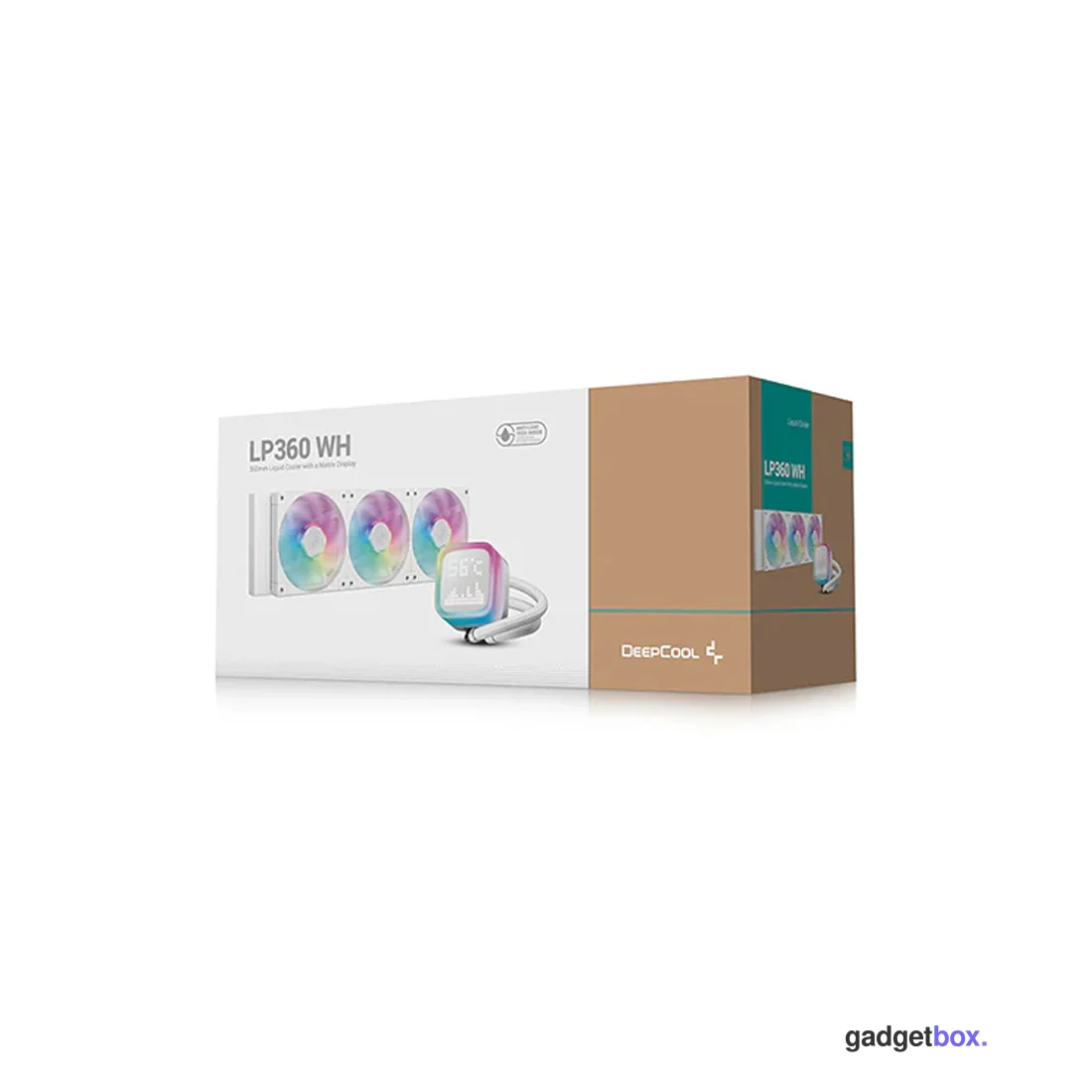 Кулер с водяным охлаждением Deepcool LP360 WH