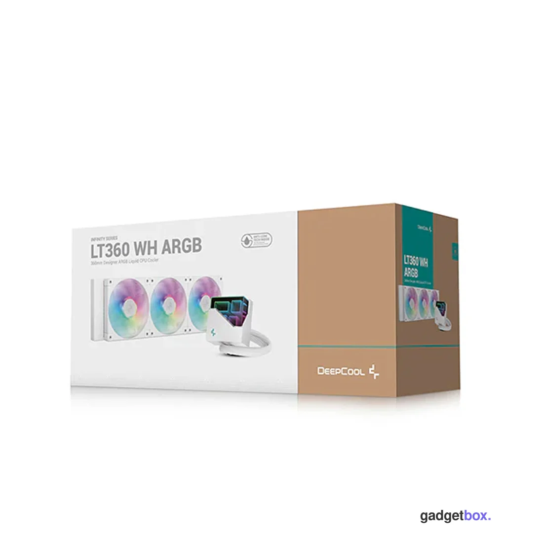 Кулер с водяным охлаждением Deepcool LT360 WH ARGB