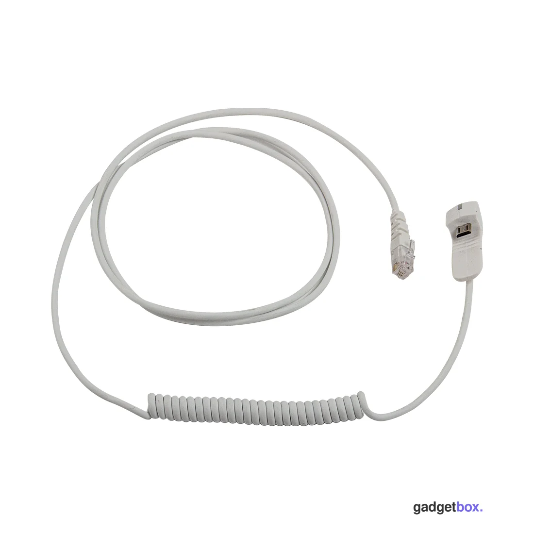 Противокражный кабель Eagle A6150BW (Reverse Micro USB - Micro USB)