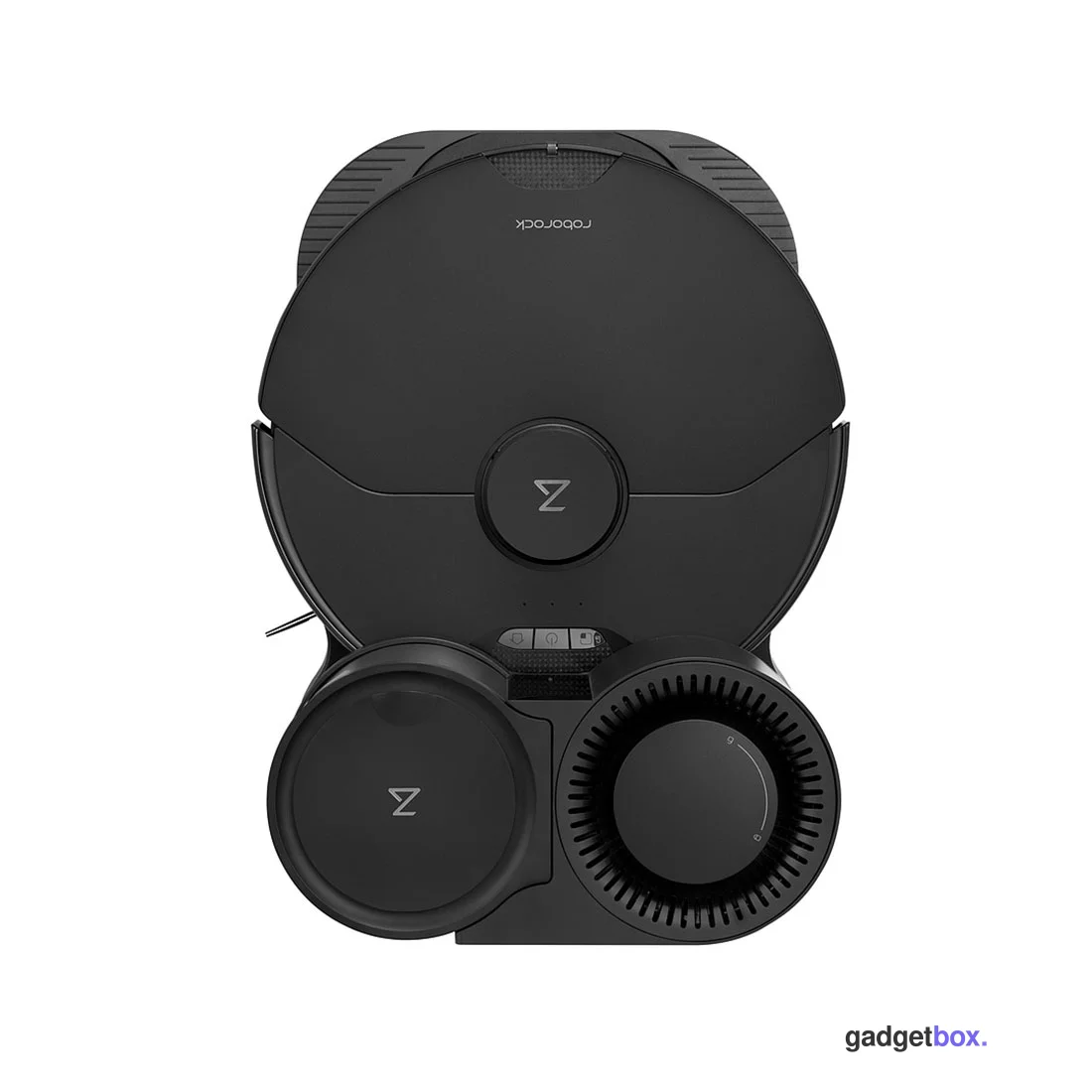 Робот-пылесос Roborock S7 MaxV Plus с зарядным устр. и автовыгруз. мусора (AED01HRR/AED02HRR) Черный