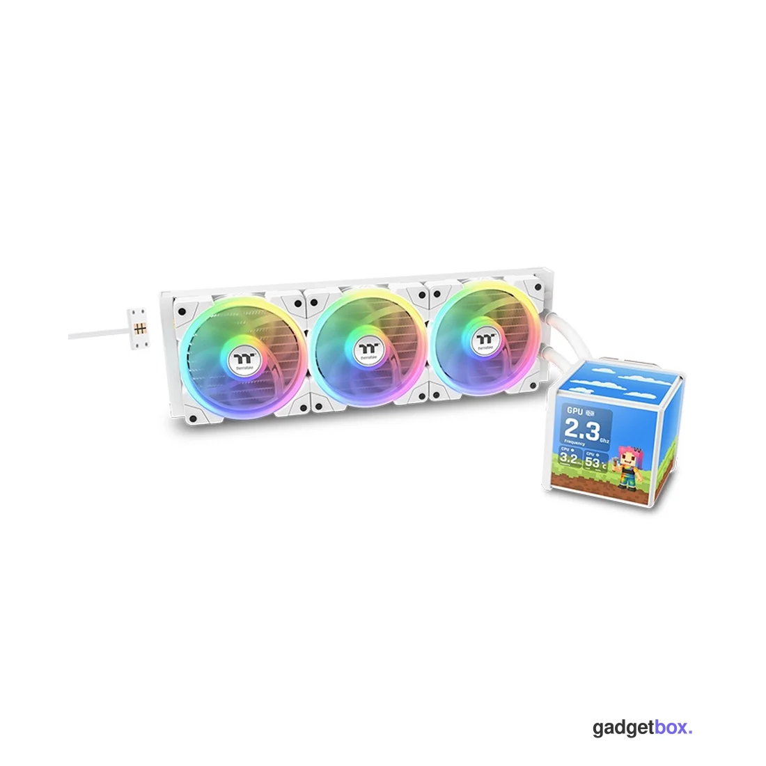 Кулер с водяным охлаждением Thermaltake MINECUBE 360 Ultra White