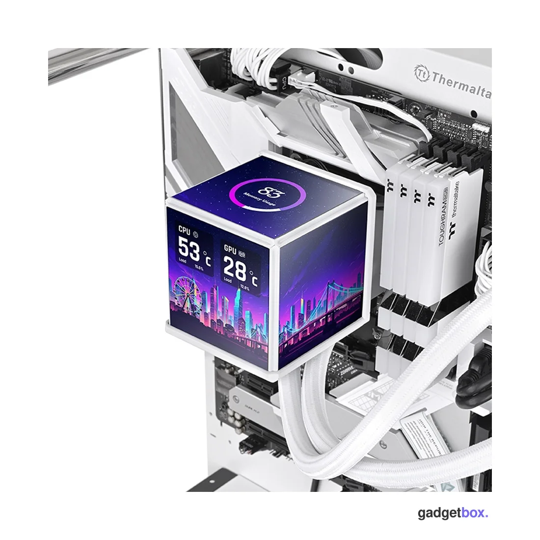 Кулер с водяным охлаждением Thermaltake MINECUBE 360 Ultra White