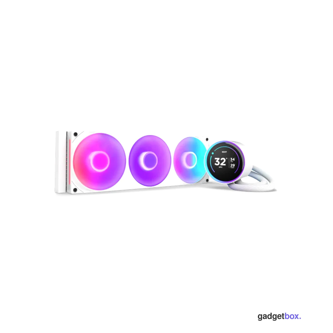 Кулер с водяным охлаждением NZXT Kraken Elite 360 RGB V2 RL-KR36E-W2 White