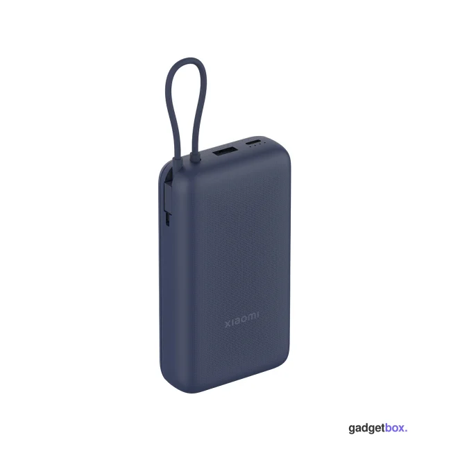 Портативный внешний аккумулятор Xiaomi 33W Power Bank 20000mAh (Integrated Cable) Blue GL