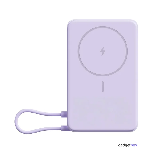 Портативный внешний аккумулятор Xiaomi Magnetic Power Bank 10000 with Built-in Stand Purple