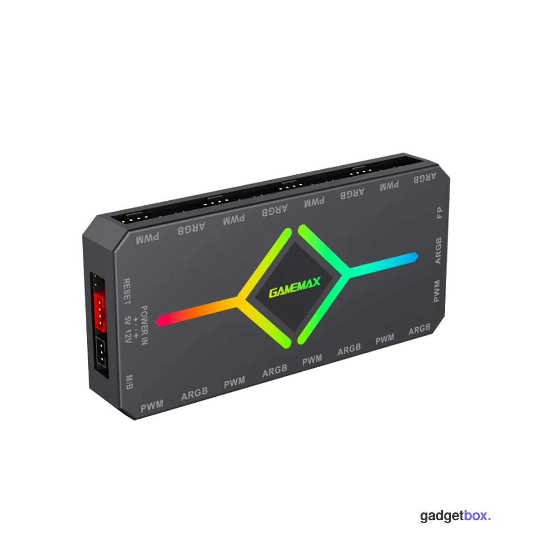 Контроллер подсветки Gamemax V4.0 ARGB+PWM HUB BK (12В)