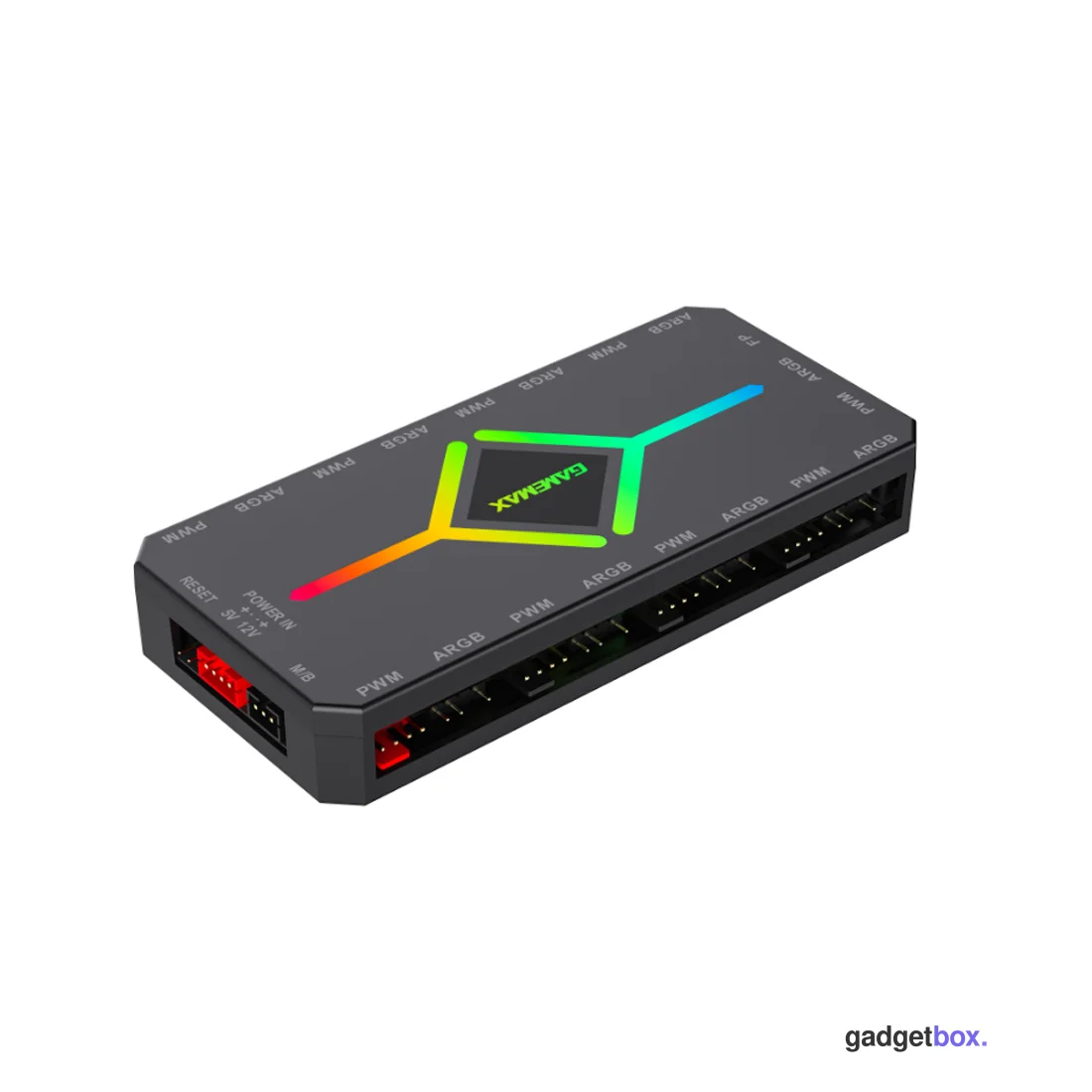 Контроллер подсветки Gamemax V4.0 ARGB+PWM HUB BK (12В)