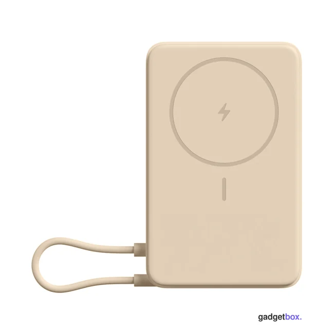 Портативный внешний аккумулятор Xiaomi Magnetic Power Bank 10000 with Built-in Stand Beige
