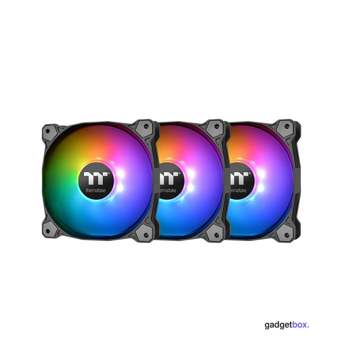 Кулер для компьютерного корпуса Thermaltake Pure Plus 12 RGB TT Premium Edition (3-Fan Pack)