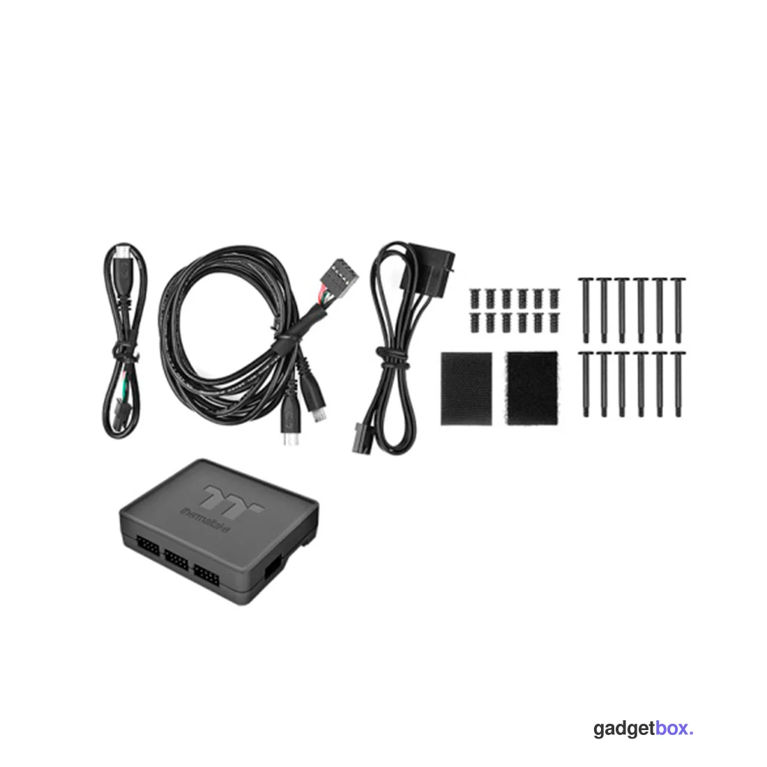 Кулер для компьютерного корпуса Thermaltake Riing Quad 12 RGB White (3-Fan Pack)