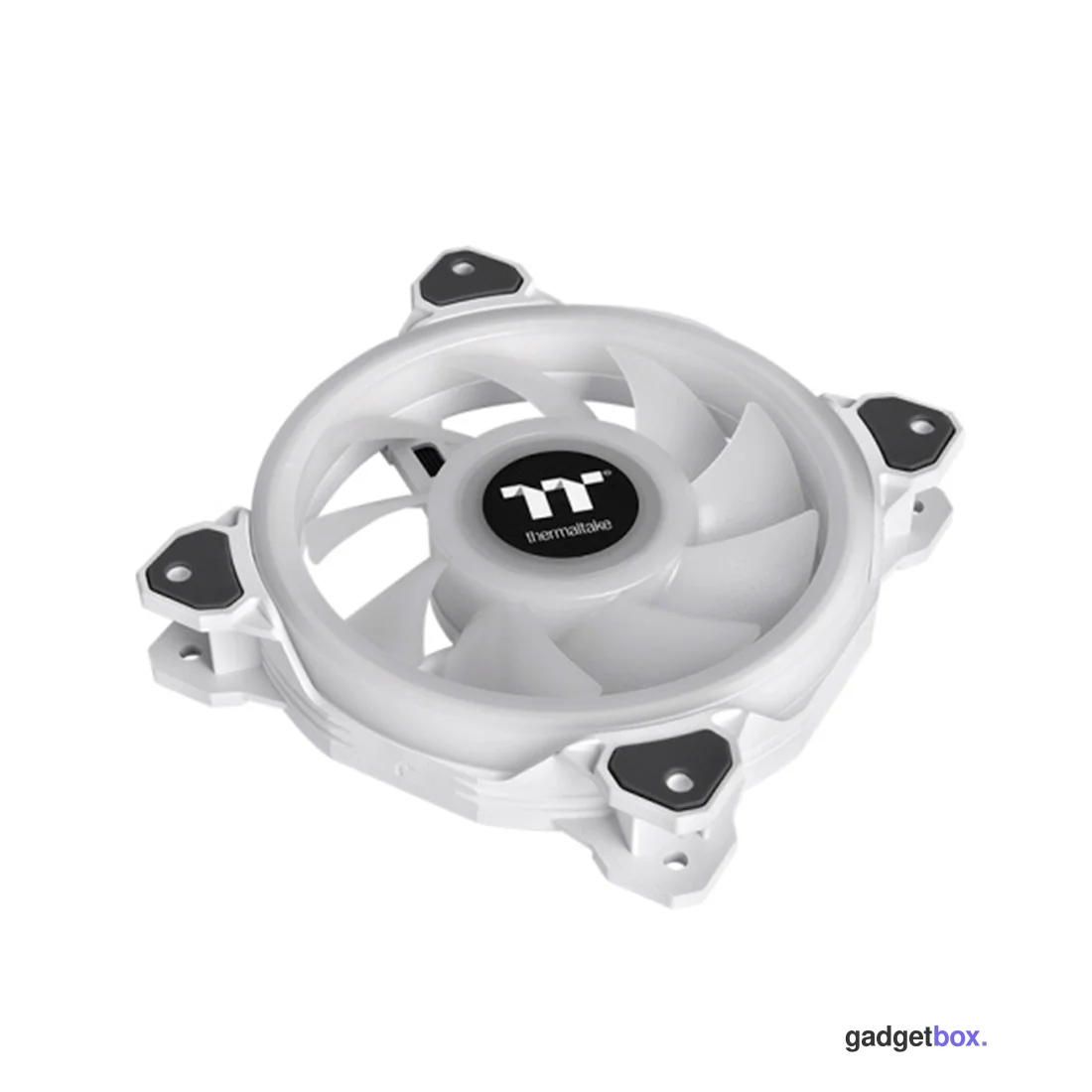 Кулер для компьютерного корпуса Thermaltake Riing Quad 12 RGB White (3-Fan Pack)
