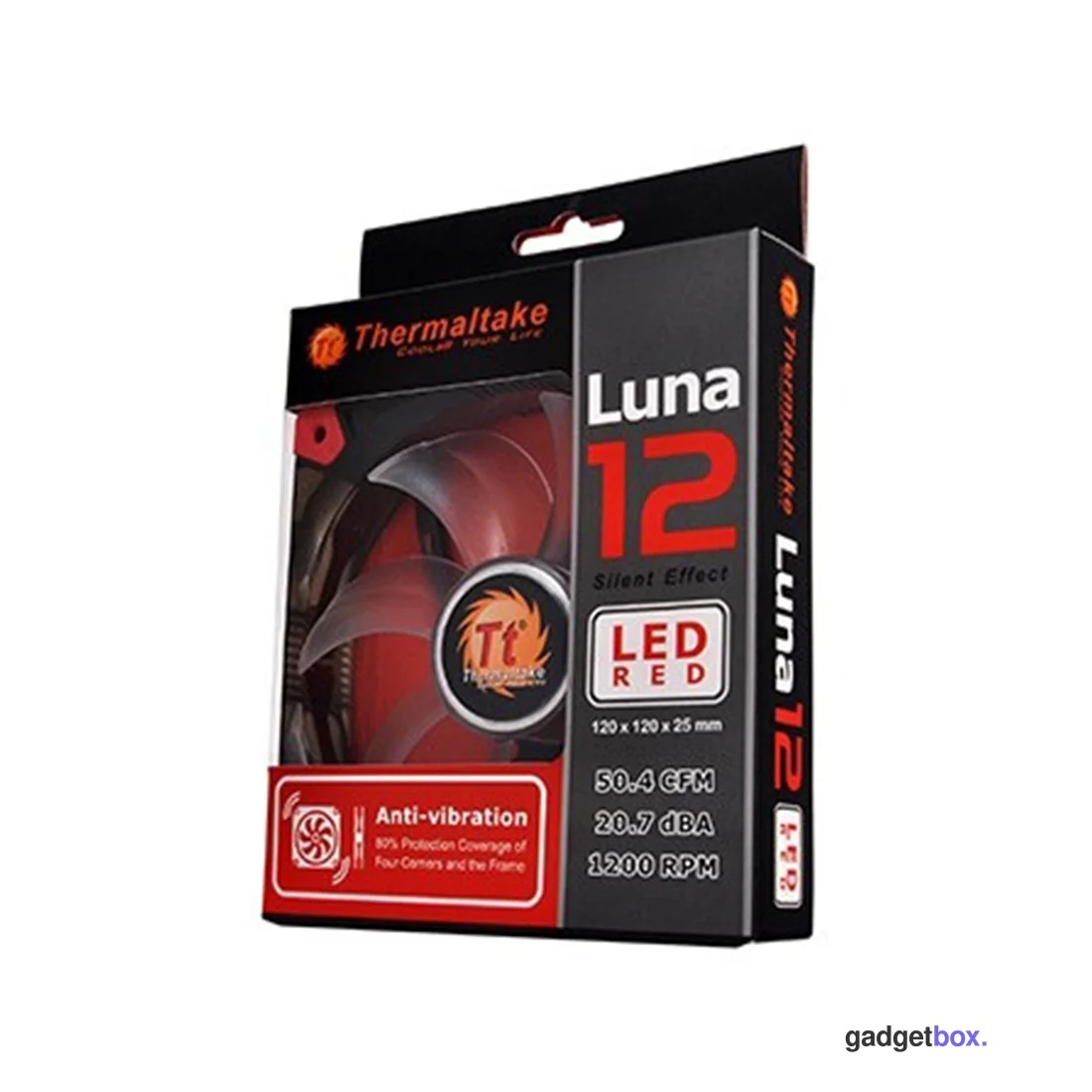 Кулер для компьютерного корпуса Thermaltake Luna 12 LED Red
