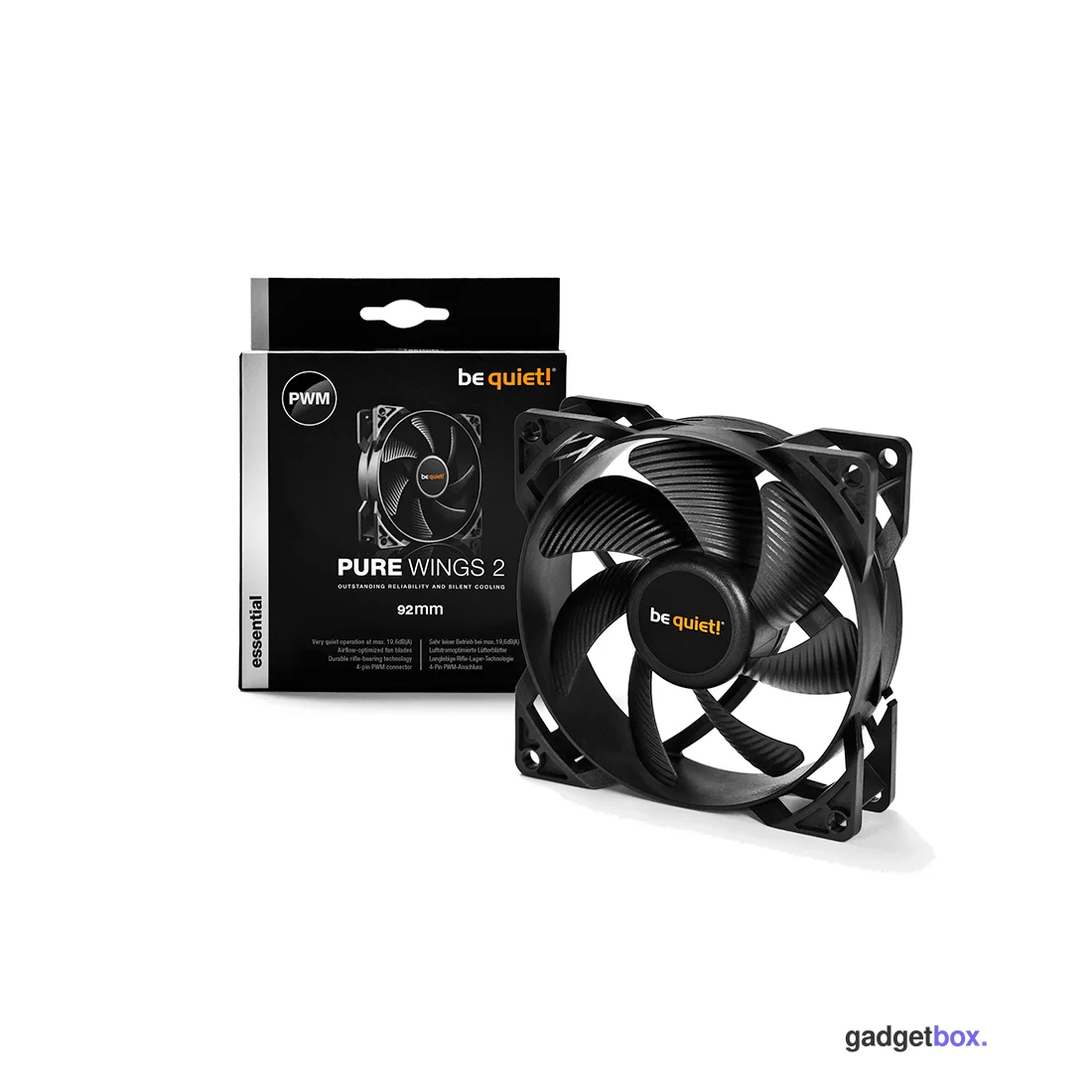 Вентилятор для компьютерного корпуса Bequiet! Pure Wings 2 92mm PWM
