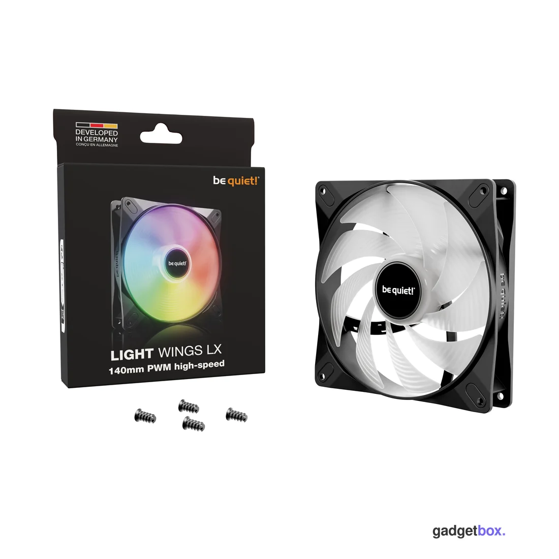 Вентилятор для компьютерного корпуса Bequiet! Light Wings LX 140mm PWM high-speed