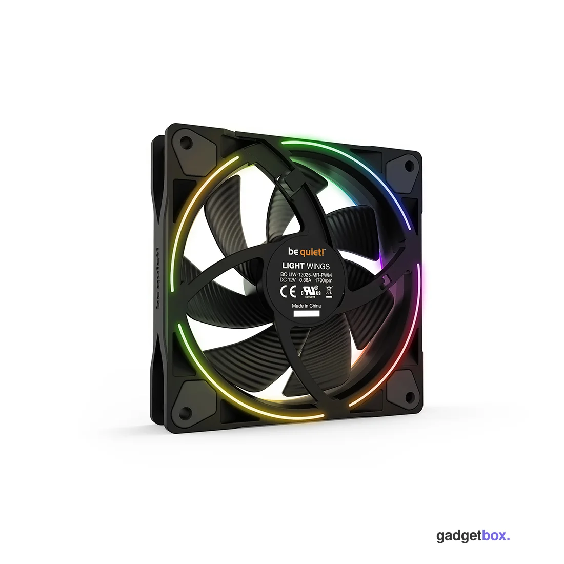 Вентилятор для компьютерного корпуса Bequiet! Light Wings 120mm PWM ARGB