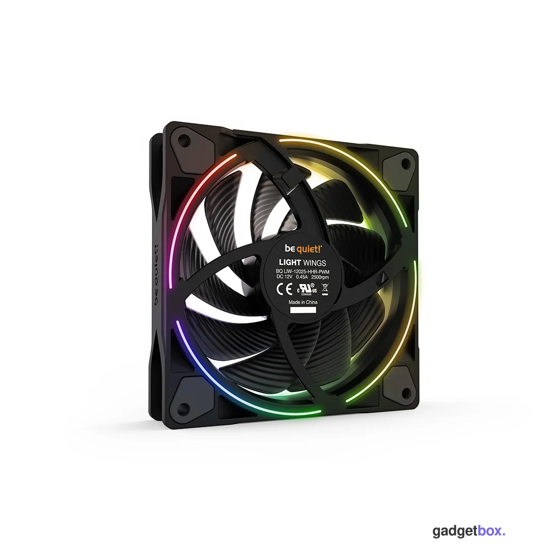 Вентилятор для компьютерного корпуса Bequiet! Light Wings 120mm PWM high-speed ARGB