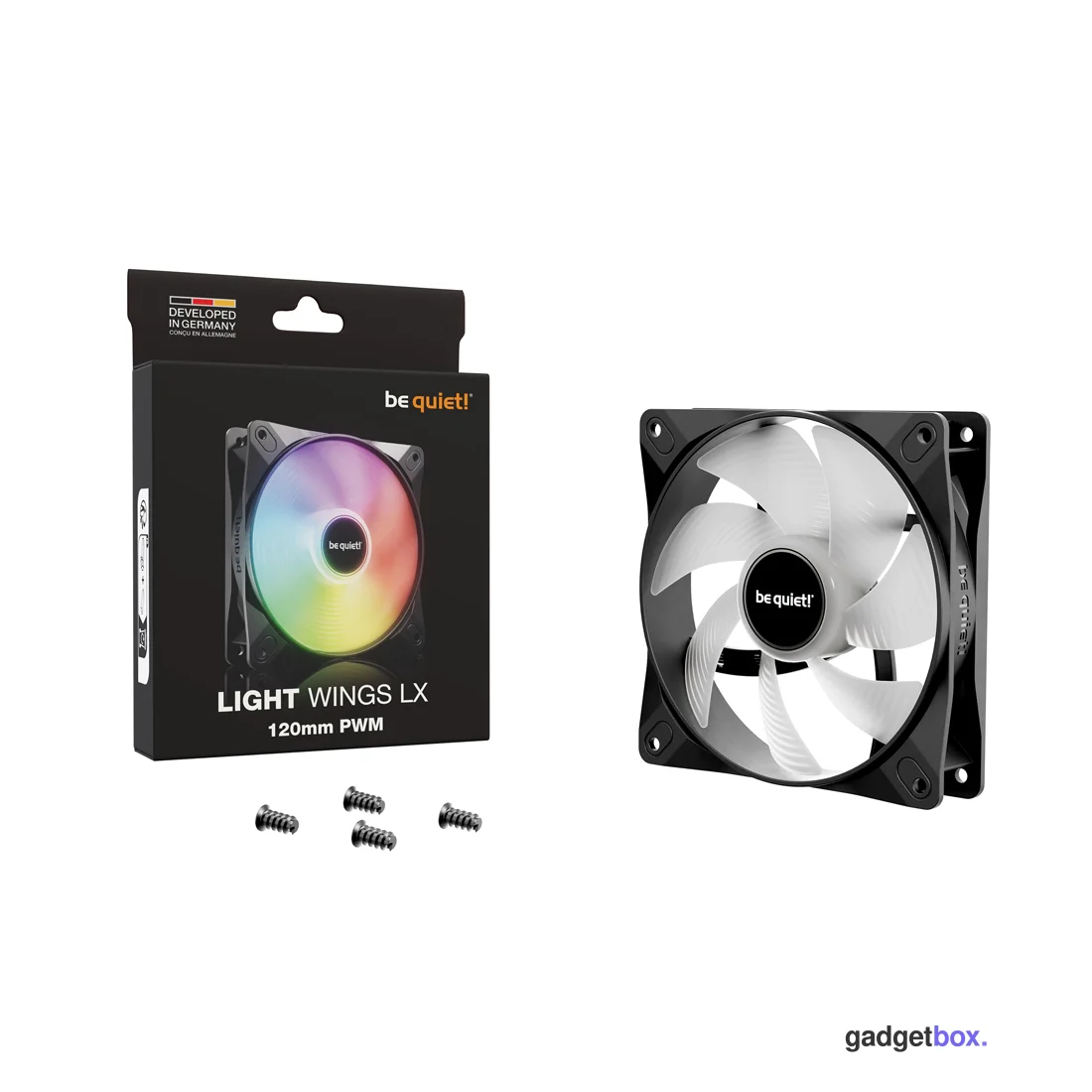 Вентилятор для компьютерного корпуса Bequiet! Light Wings LX 120mm PWM