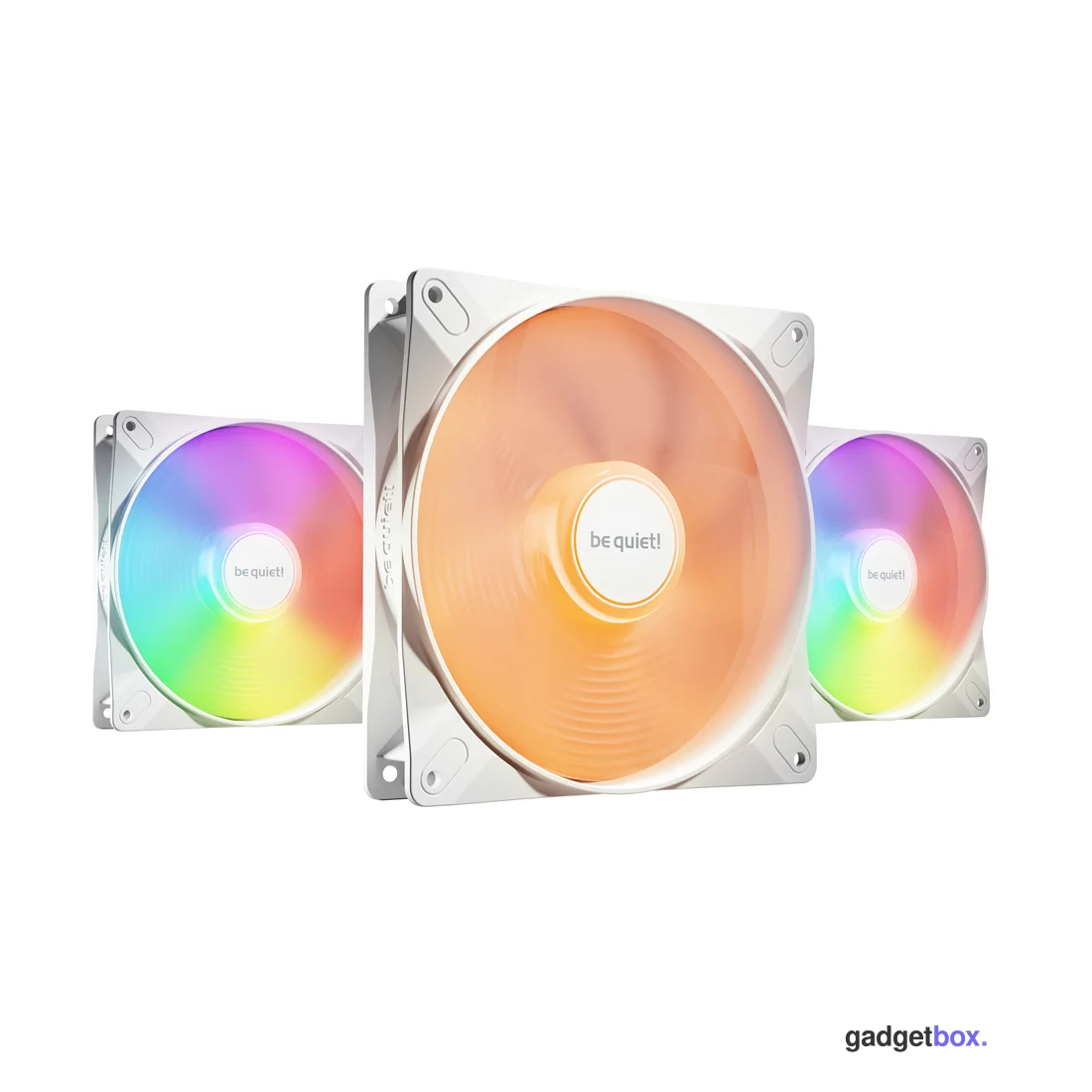 Вентилятор для компьютерного корпуса Bequiet! Light Wings LX 140mm PWM high-speed White Triple pack