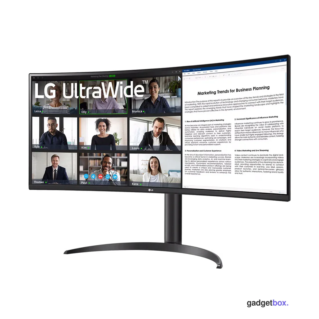 Монитор 34" LG 34WR55QK-B