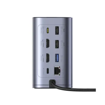 Док-станция Baseus NU1 Air Spacemate 12-in-1 Grey (B00568103813-00)