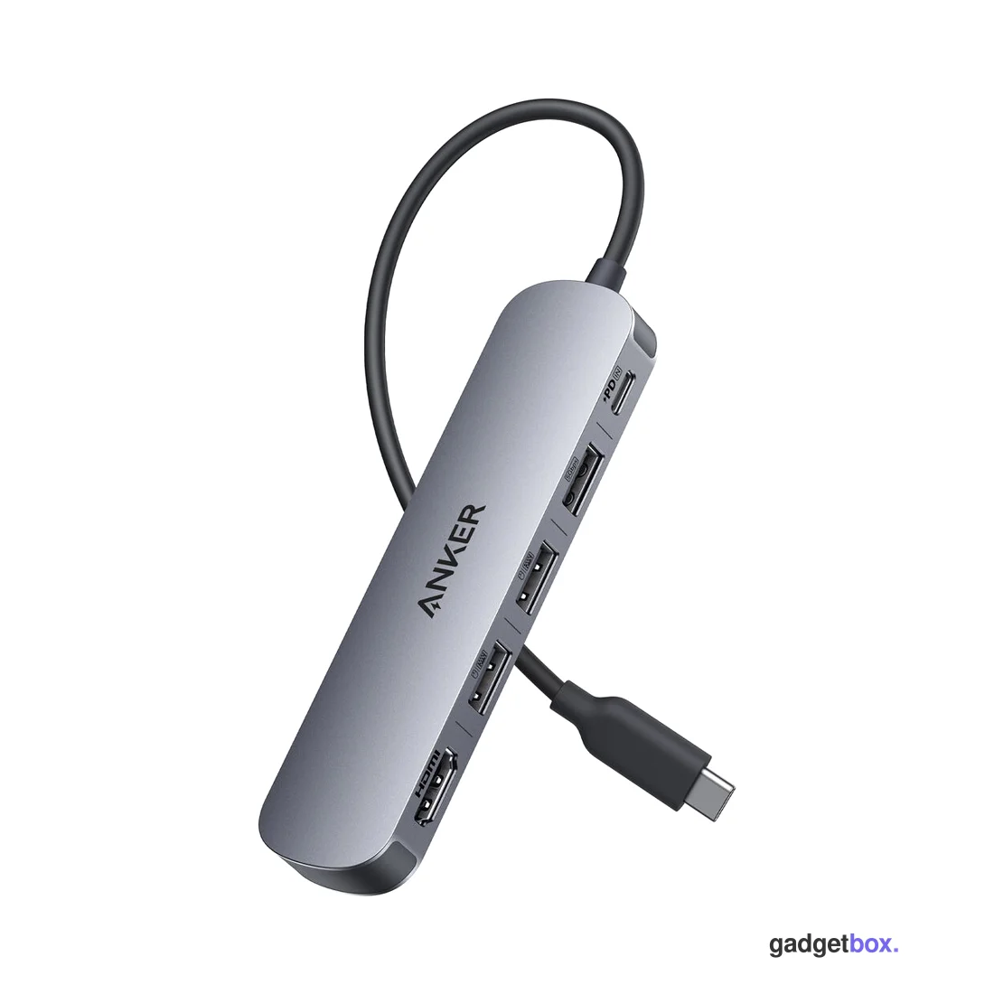 Концентратор Anker USB-C (5-in-1, 4K HDMI) (A8357HA0) Серый