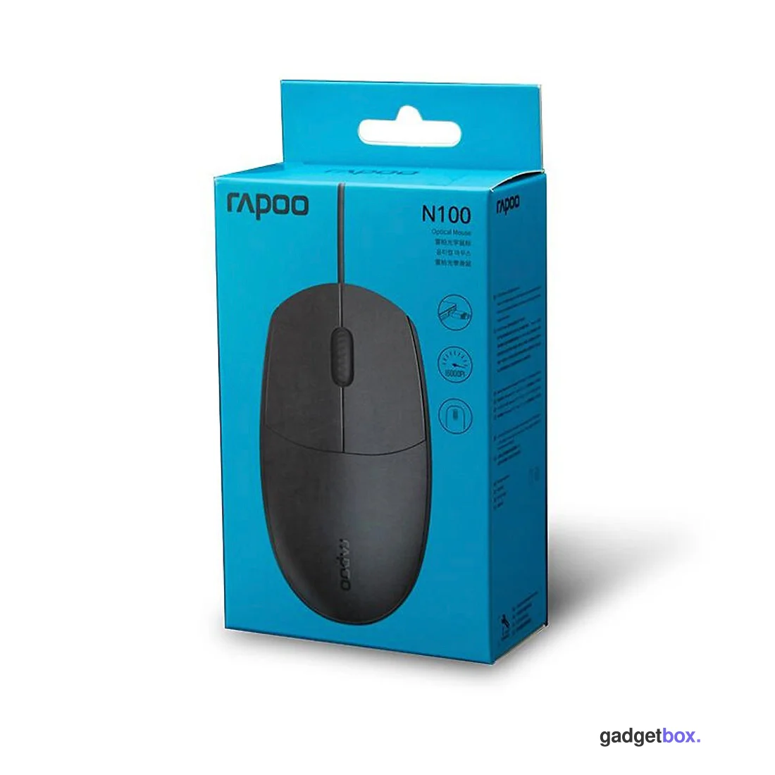 Компьютерная мышь Rapoo N100 Чёрный
