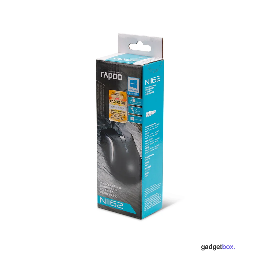 Компьютерная мышь Rapoo N1162 Чёрный