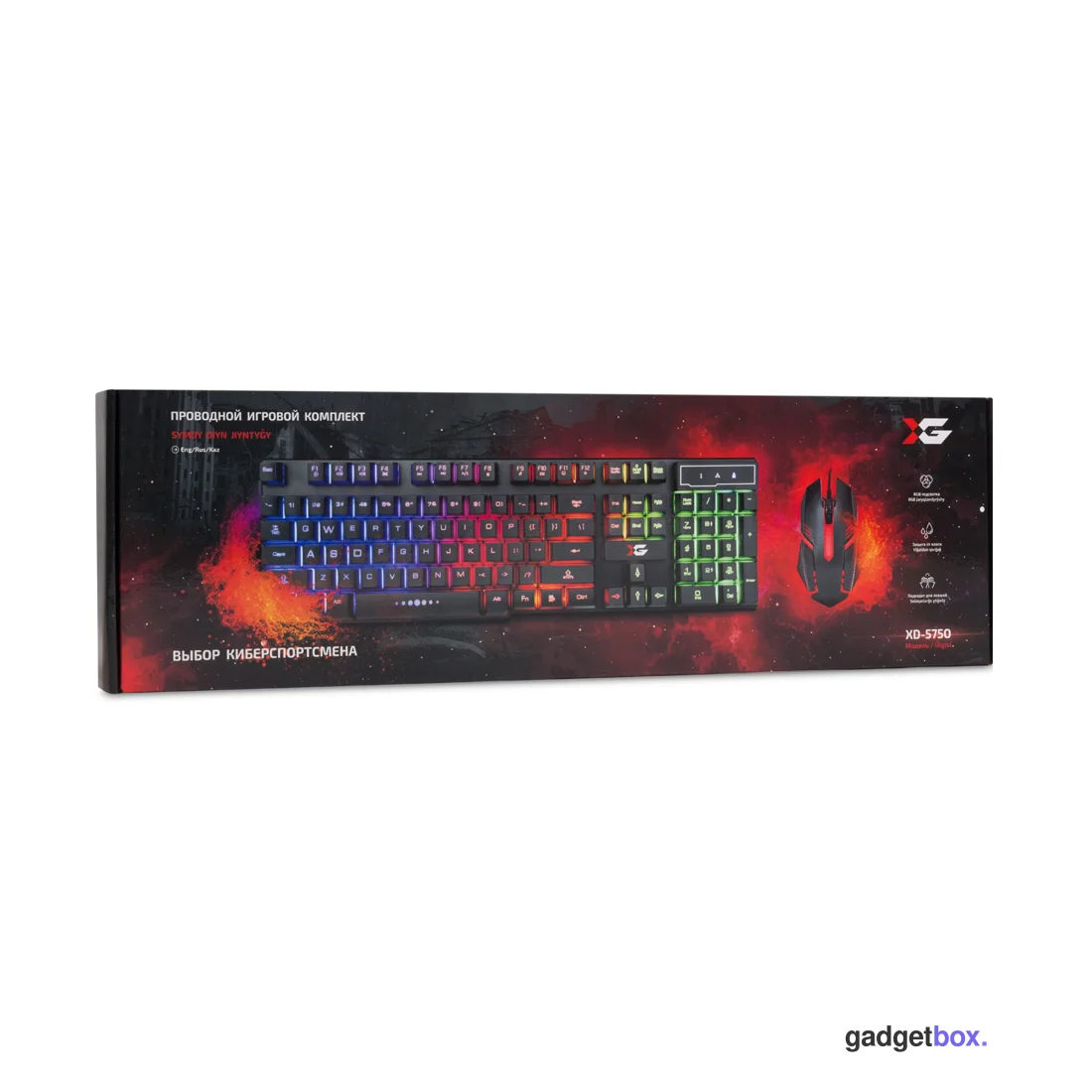 Комплект Клавиатура + Мышь XG XD-575OUB