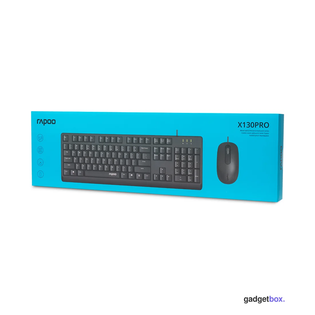 Комплект Клавиатура + Мышь Rapoo X130PRO