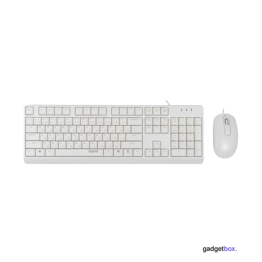 Комплект Клавиатура + Мышь Rapoo X130PRO White