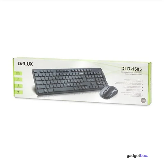 Комплект Клавиатура + Мышь Delux DLD-1505OGB