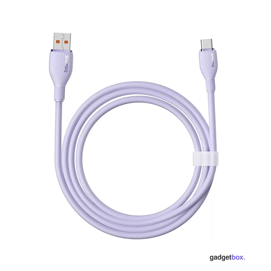 Интерфейсный кабель Baseus Pudding Series USB to Type-C 100W 1.2m Purple (P10355703511-B1)