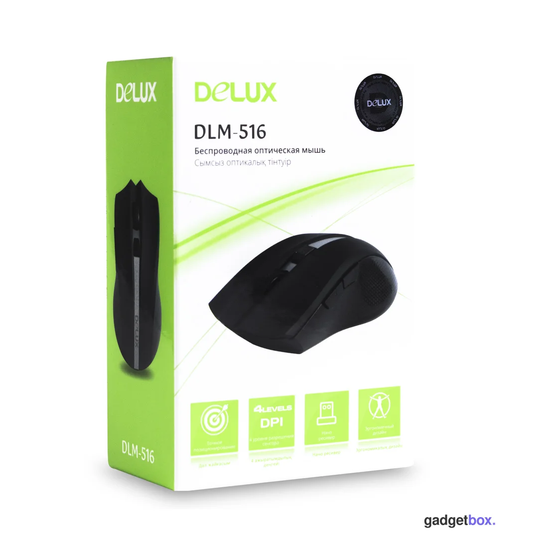 Компьютерная мышь Delux DLM-516OGB