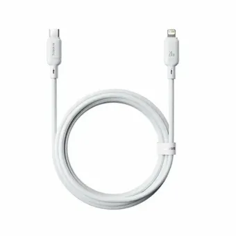 Интерфейсный кабель Baseus Silky Type-C to iP 20W 2m White (P10377700213-01)