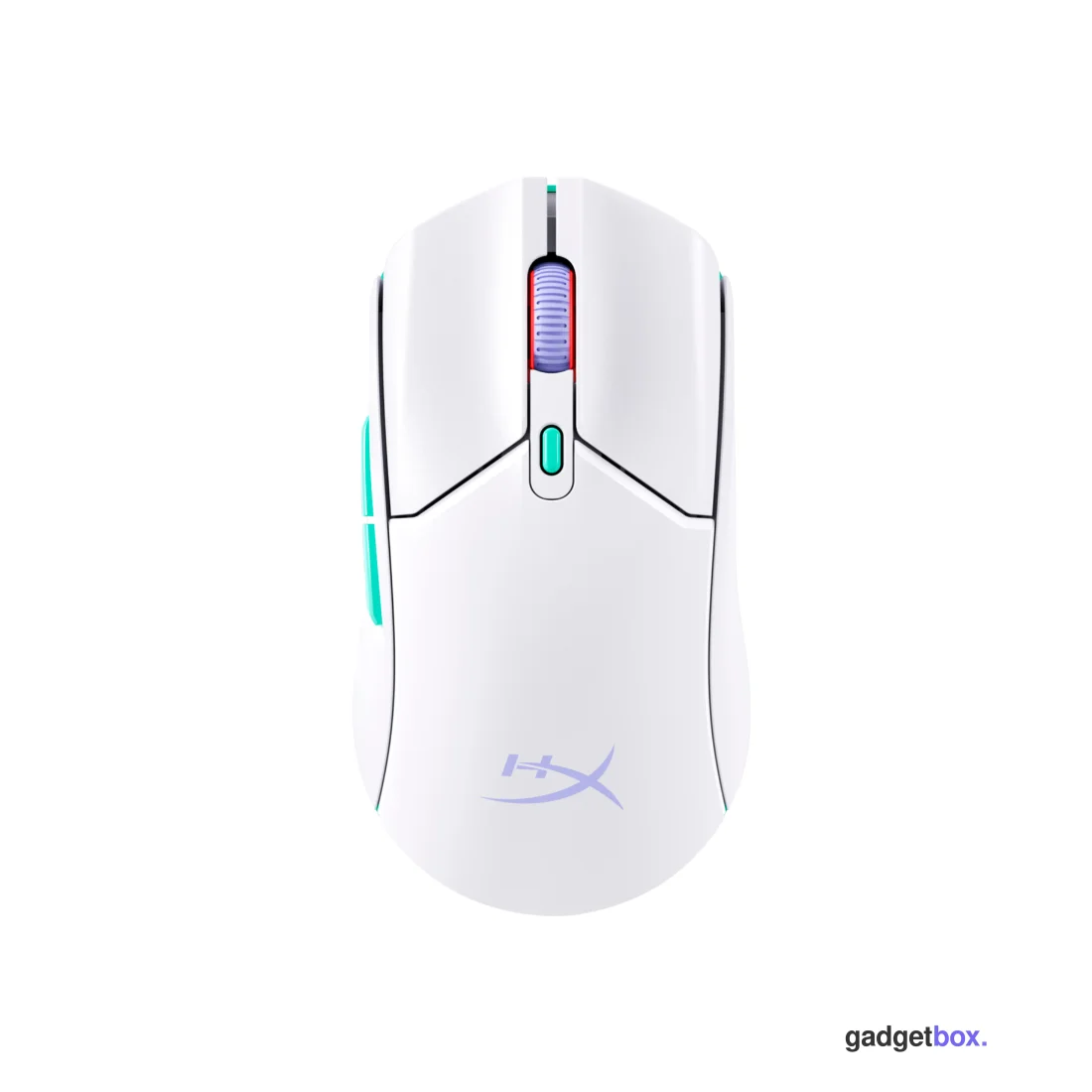 Компьютерная мышь HyperX Pulsefire Haste 2 Core Wireless (Wht/Grn/Pur) 8R2E7AA