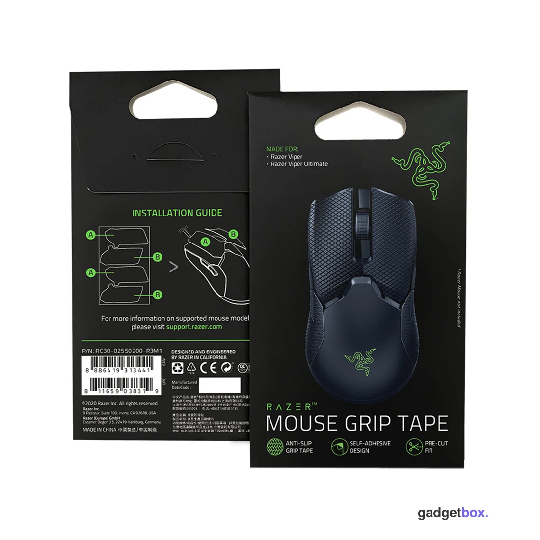 Противоскользящие наклейки для компьютерной мыши Razer Mouse Grip Tape Viper/Viper Ultimate